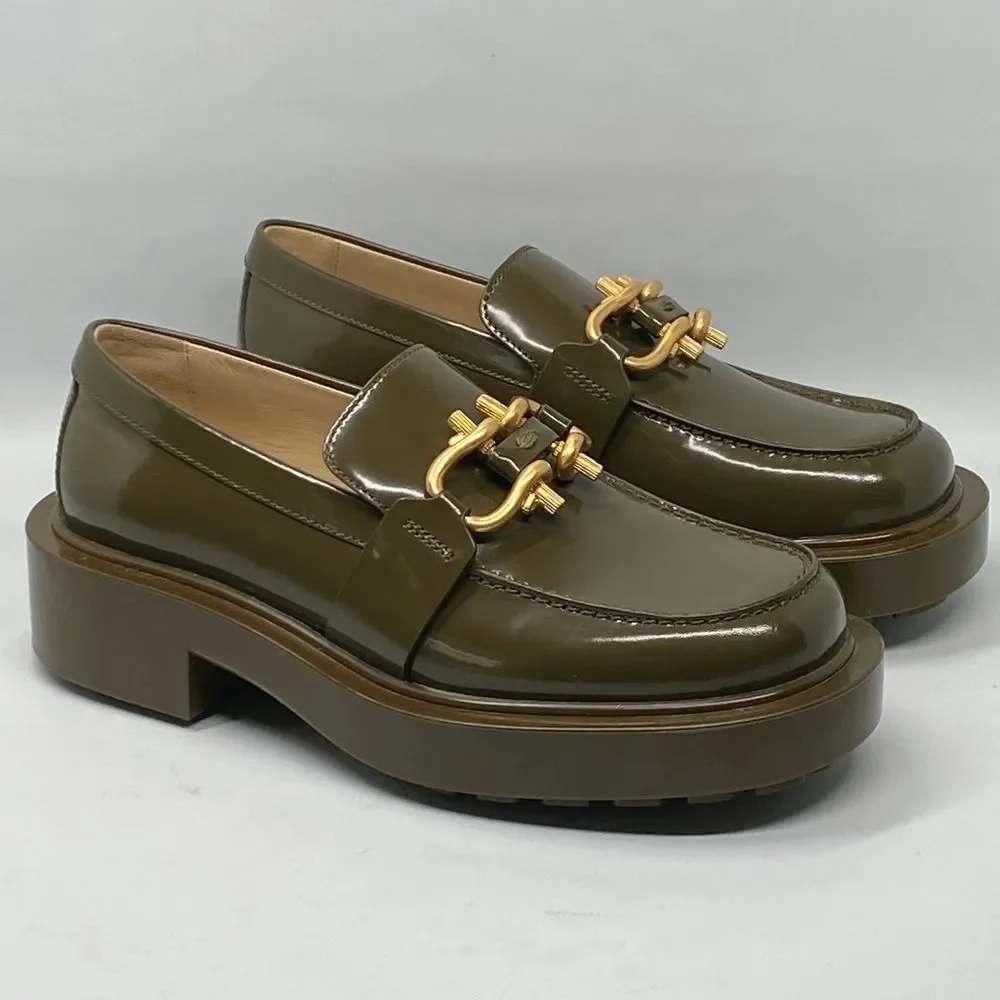 Bottega Veneta  Monsieur Leather Chunky Loafers size 36